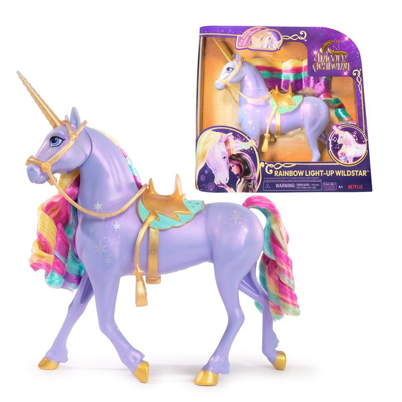 Unicorn Academy, svetleči Idnerodec Wildstar 28 cm