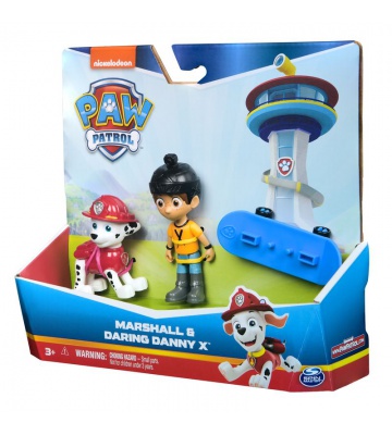 Paw Patrol drzni Danny X s figurico Marshall