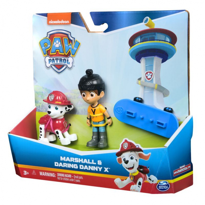 Paw Patrol drzni Danny X s figurico Marshall