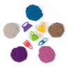 Kinetic Sand kovček z dodatki