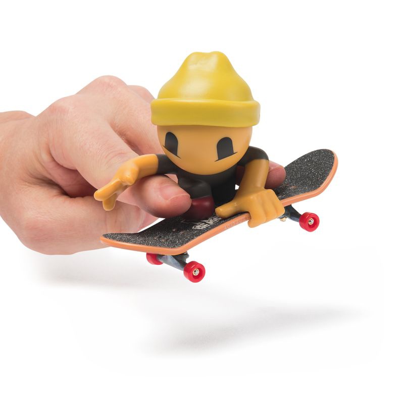 Tech Deck SK8 Crew fingerboard s figurou s žlutým kloboukem