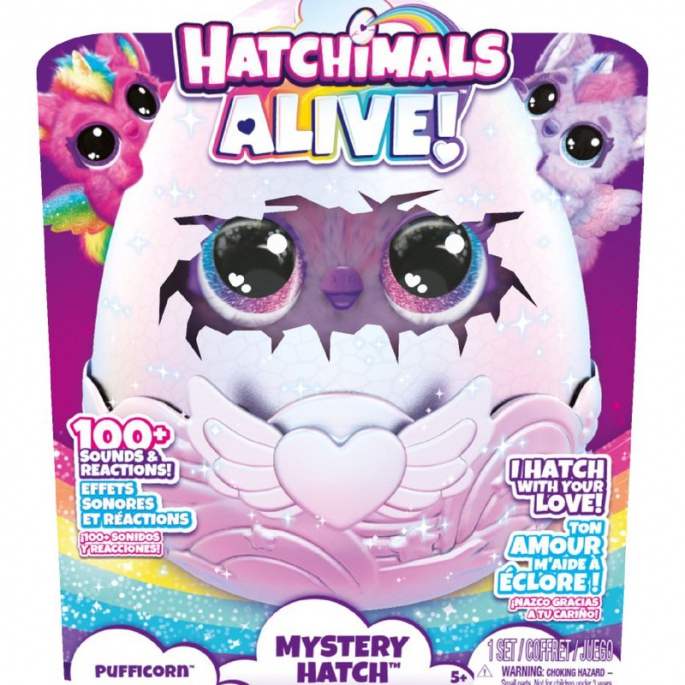 Hatchimals je interaktivna bitja enorožec