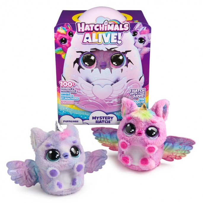 Hatchimals je interaktivna bitja enorožec