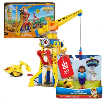 Paket: Rubble in ekipa interaktivni žerjav 60 cm + Goodwayova in Rubble po polovični ceni