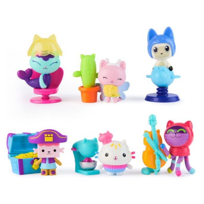 Gábinin čarobni hiški figurica Baby Box Cat z dodatkom