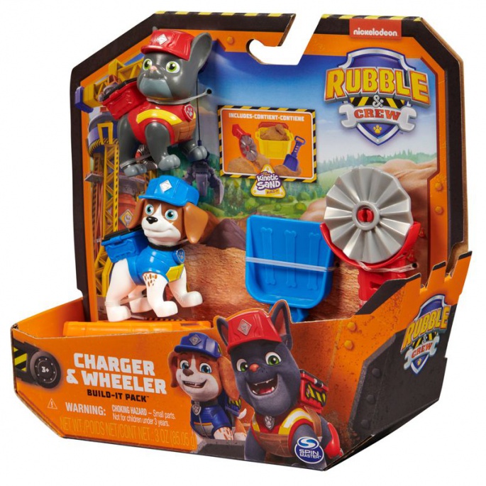 Figurky Charger in Wheeler z dodatki iz Rubble & Crew
