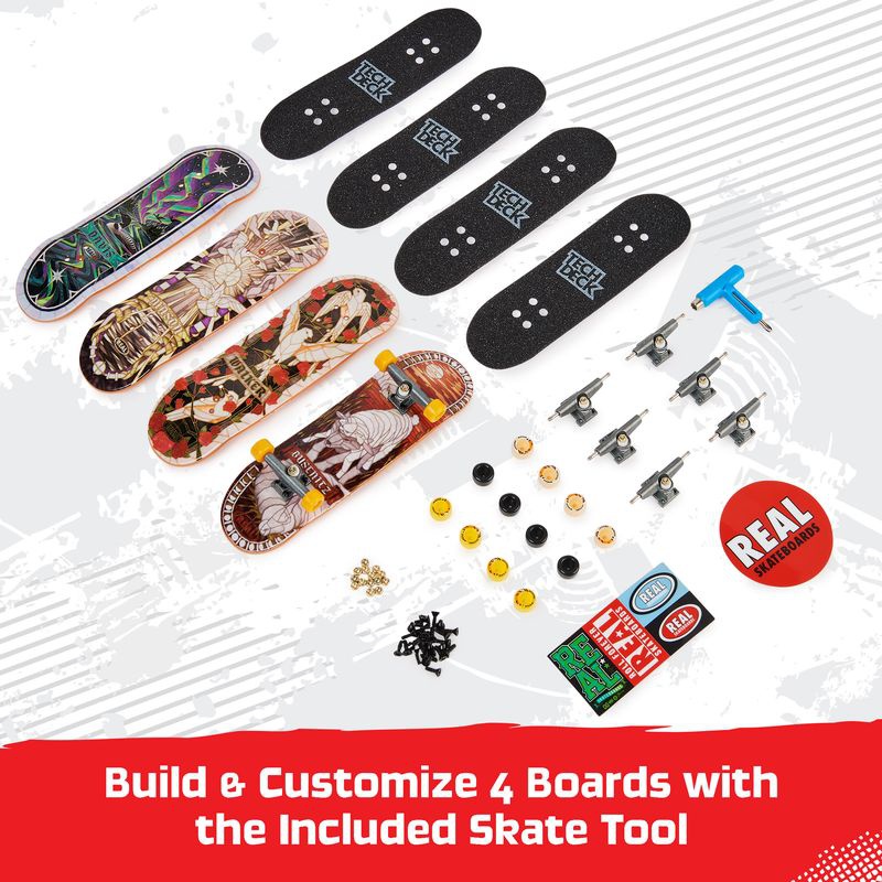 Tech Deck fingerboard štiripakiranje