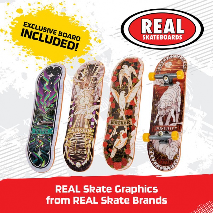 Tech Deck fingerboard štiripakiranje