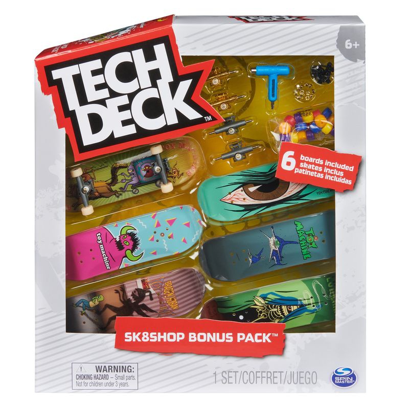 Tech Deck fingerboard 6ks s pripomočki