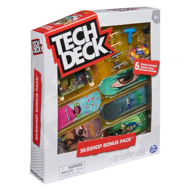 Tech Deck fingerboard 6ks s pripomočki