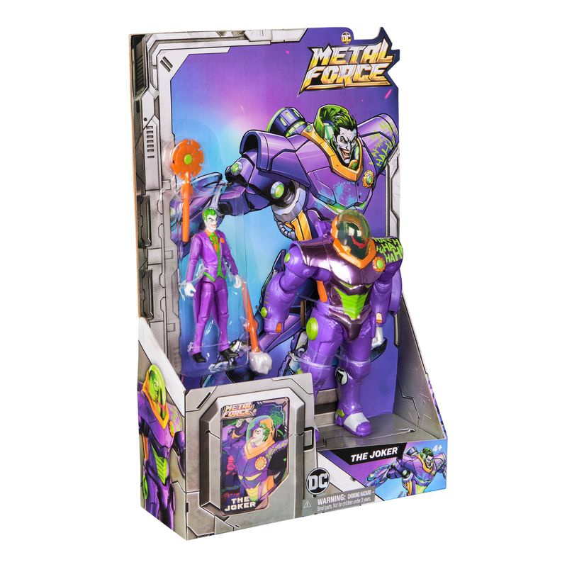 DC Metal Force figurica Joker z akcijskim oklepom