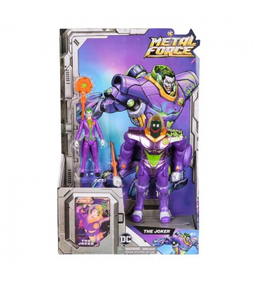 DC Metal Force figurica Joker z akcijskim oklepom