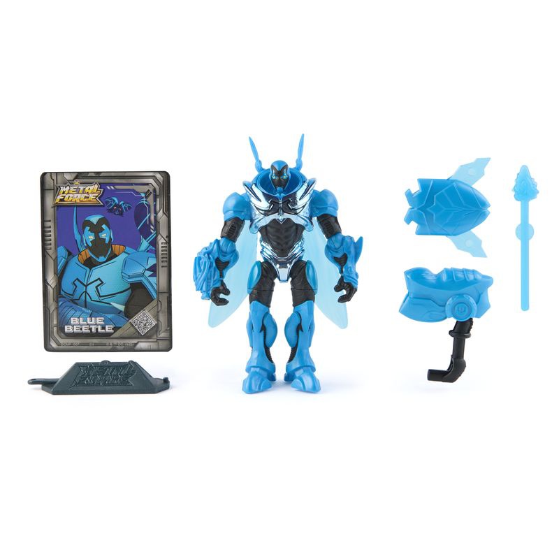 DC Metal Force akcijska figurica Blue Beetle 10 cm