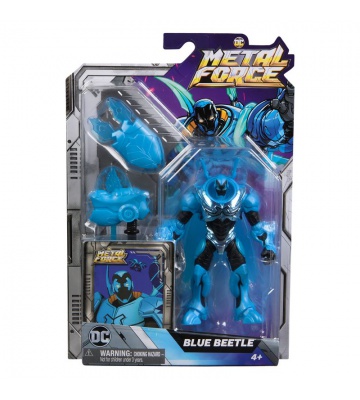DC Metal Force akcijska figurica Blue Beetle 10 cm