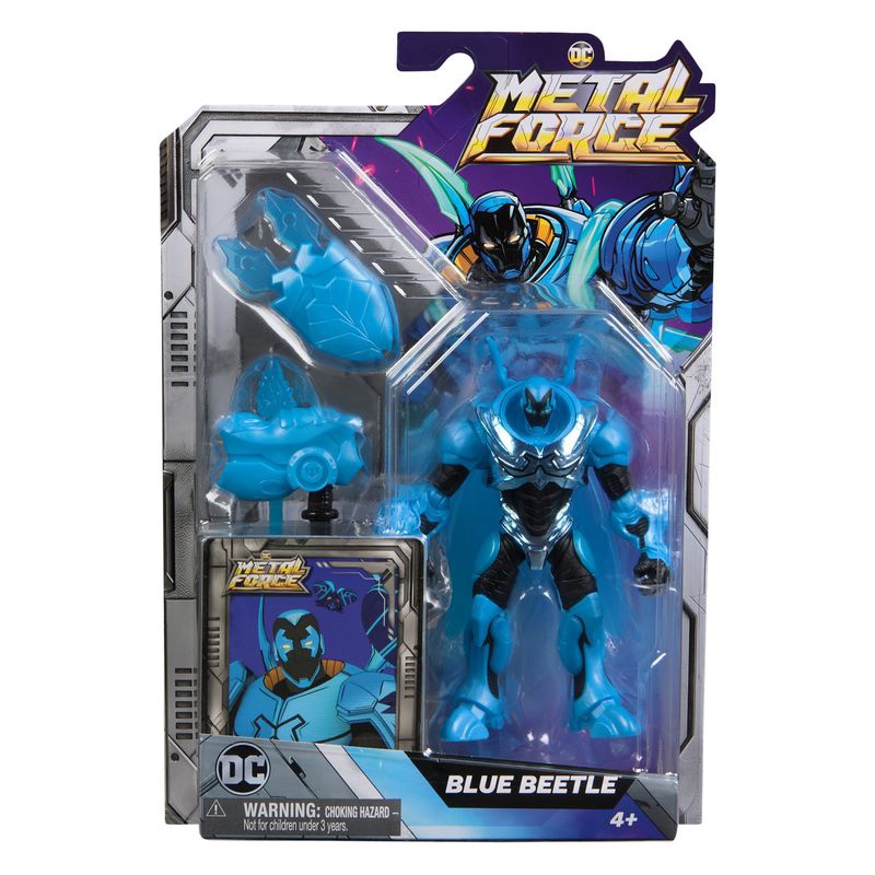 DC Metal Force akcijska figurica Blue Beetle 10 cm