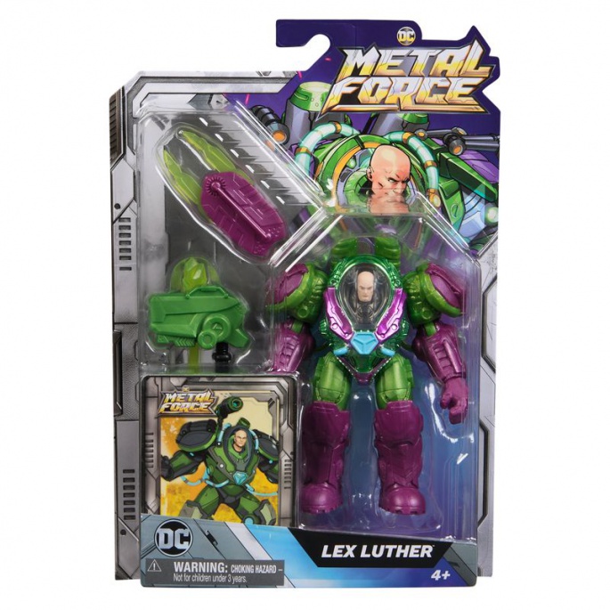 DC Metal Force akcijska figurica Lex Luther 10 cm