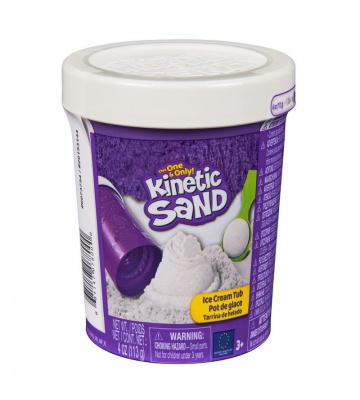 Kinetic Sand bela sladoled v cevi