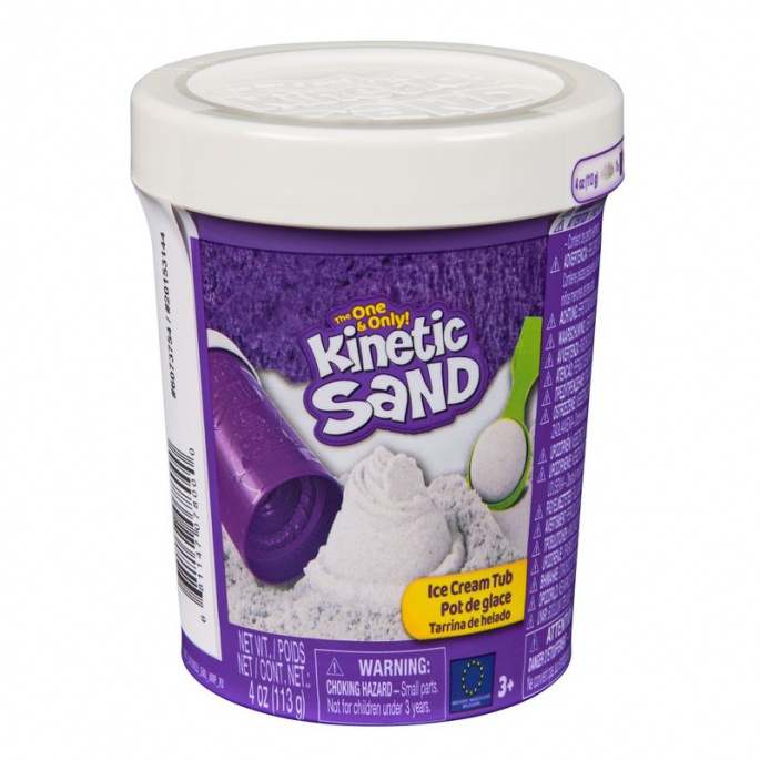 Kinetic Sand bela sladoled v cevi