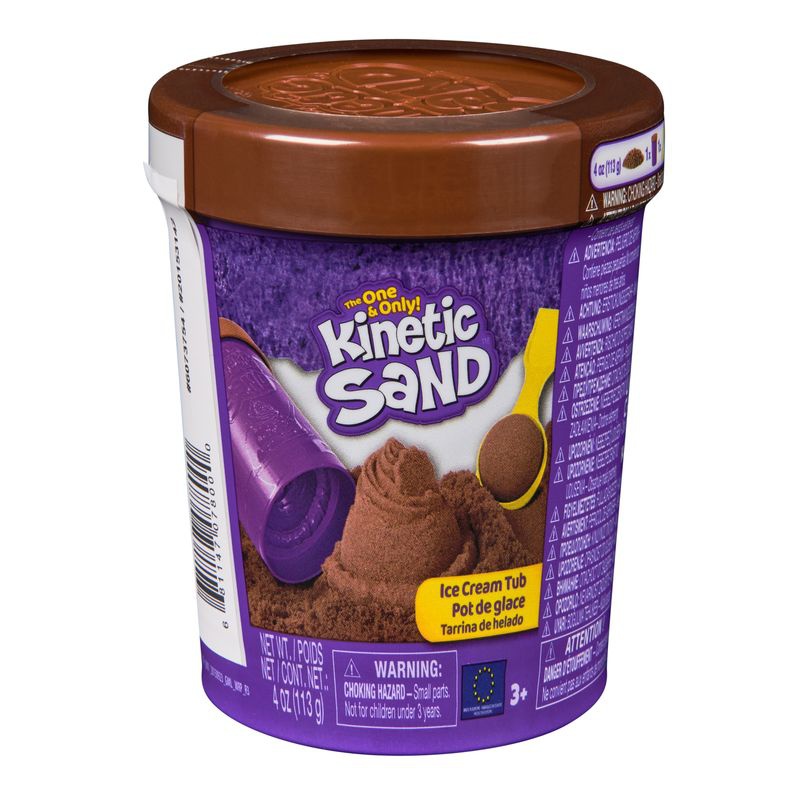 Kinetic Sand rjava sladoled v tubi