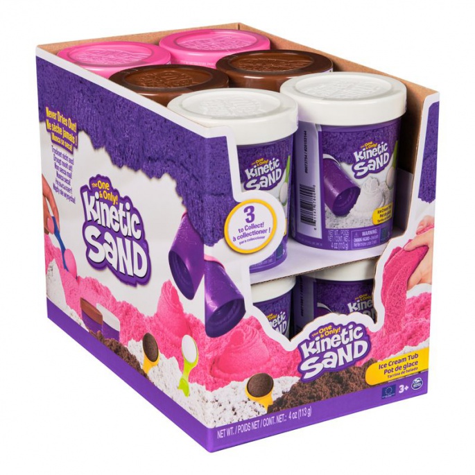 Kinetic Sand rjava sladoled v tubi