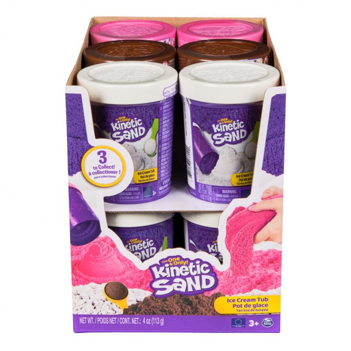 Kinetic Sand rjava sladoled v tubi