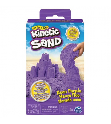 Kinetic Sand neonsko vijoličen pesek