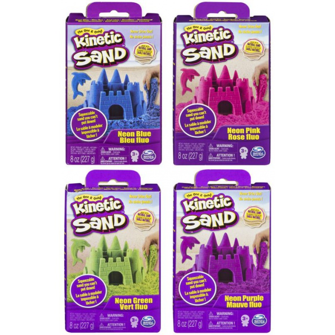 Kinetic Sand neon pink pesek
