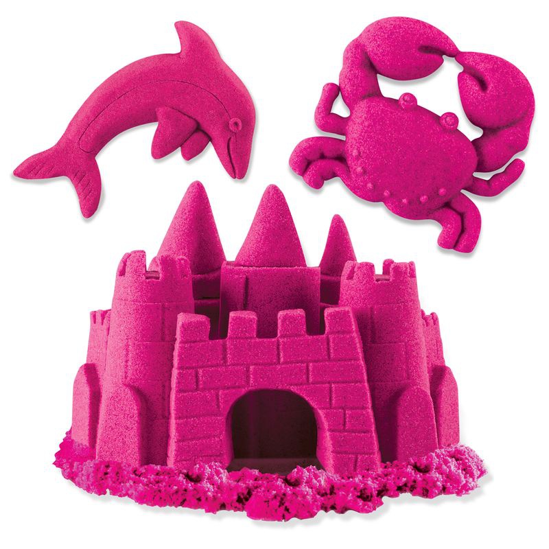 Kinetic Sand neon pink pesek