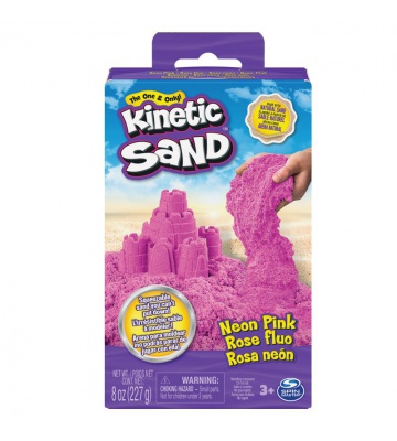 Kinetic Sand neon pink pesek