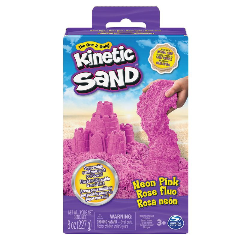 Kinetic Sand neon pink pesek