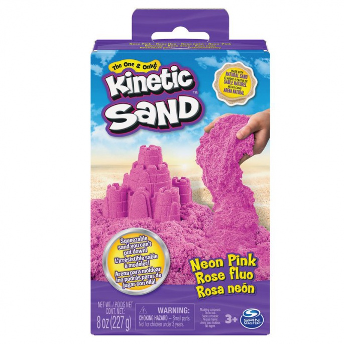Kinetic Sand neon pink pesek