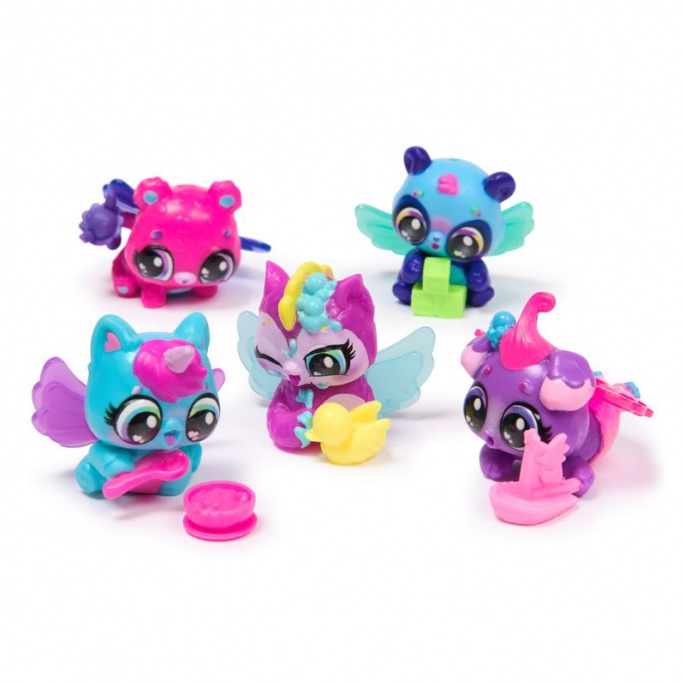 Hatchimals Neonová mavrica karton živali
