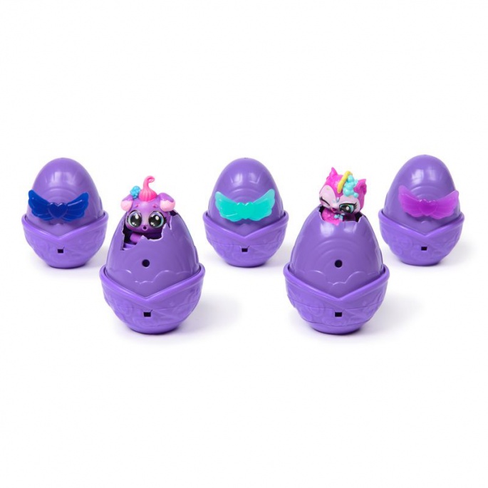 Hatchimals Neonová mavrica karton živali
