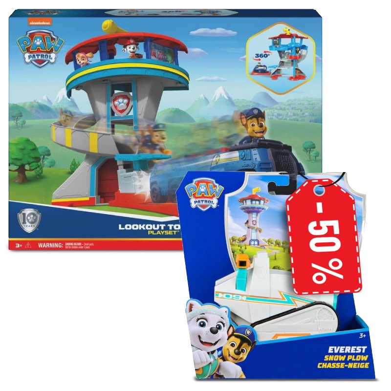 Ugoden paket: Patruljna stolpica Tace + vozilo Everest za polovico cene.