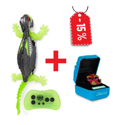 Ugoden paket: RC Gekon pleza po stenah + Bitzee Magicals s 15% popustom