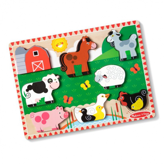 Melissa & Doug leseni mozaik kmetije