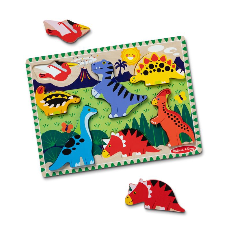 Melissa & Doug lesene sestavljanke dinozavri