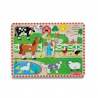 Melissa & Doug lesene puzzle s zvočnimi efekti Old MacDonaldove kmetije