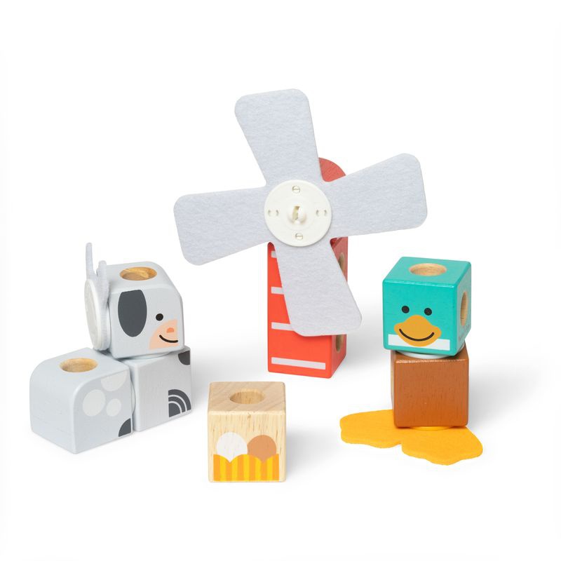 Melissa & Doug Blockables gradbeni set farma