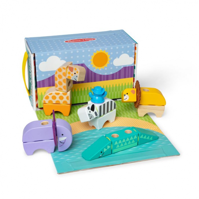 Melissa & Doug Blockables safari igralni komplet