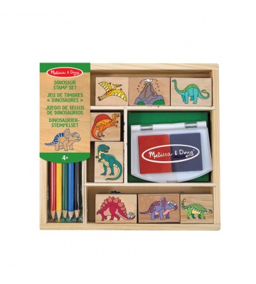 Melissa & Doug lesene žigi z pralnimi barvami Dinozavri