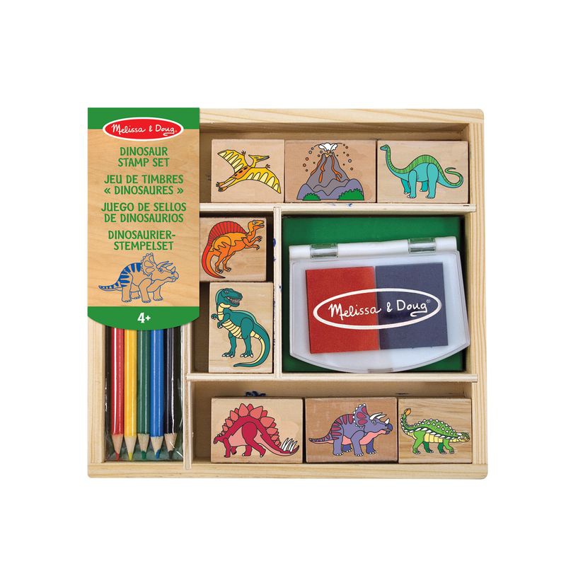 Melissa & Doug lesene žigi z pralnimi barvami Dinozavri