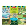 Melissa & Doug nalepke za večkratno uporabo s podlago - svet živali