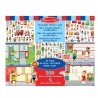 Melissa & Doug nalepke večkratno uporabne z podlago - mesto
