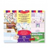 Melissa & Doug nalepke z večkratno uporabo s podlago - hiša