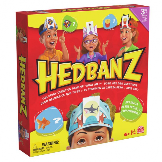 Spin Master Games družabna igra ugank Hedbanz 2025