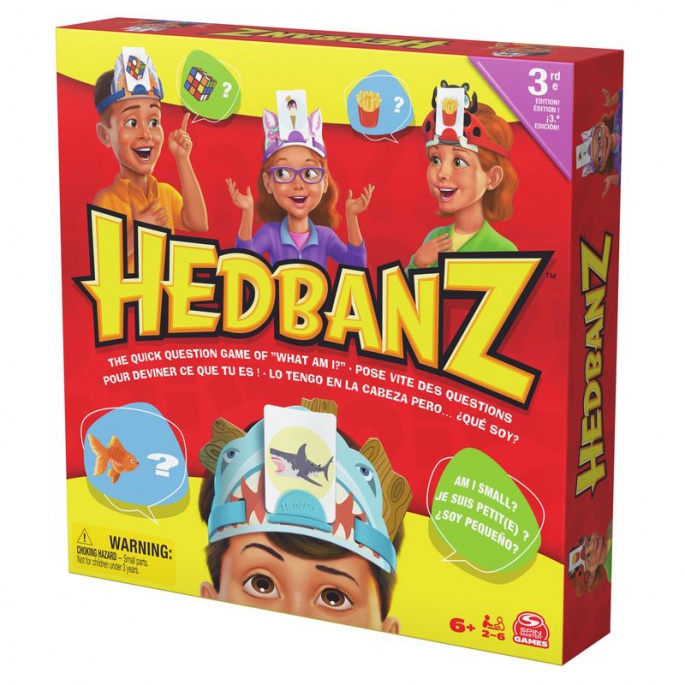 Spin Master Games družabna igra ugank Hedbanz 2025
