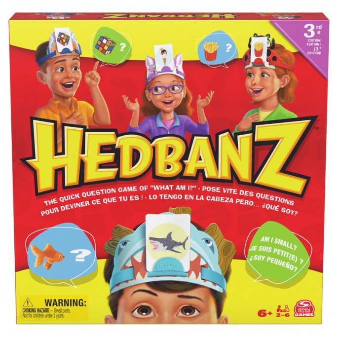 Spin Master Games družabna igra ugank Hedbanz 2025