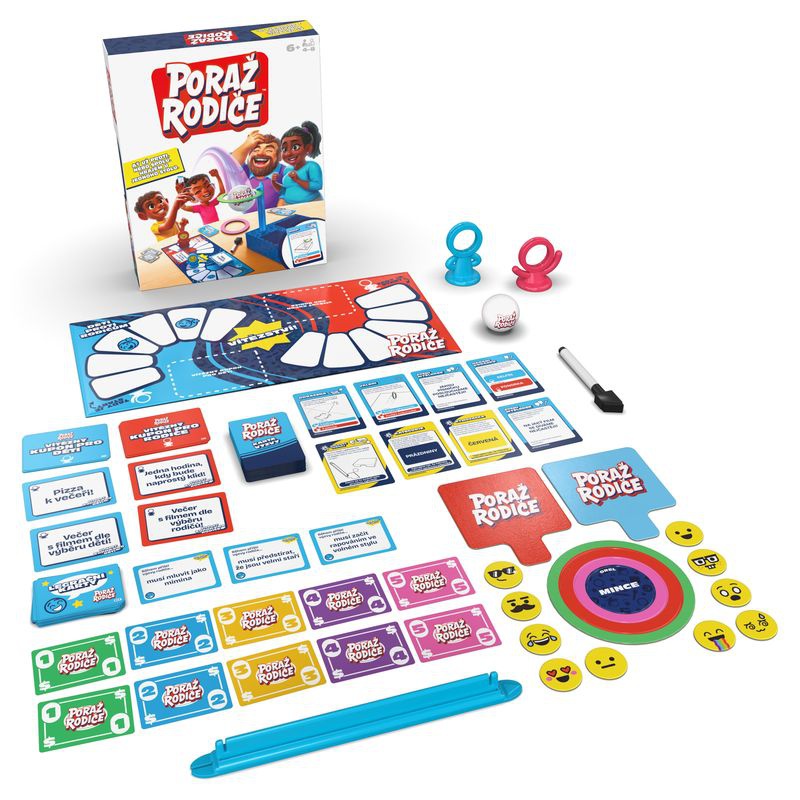 Spin Master Games družabna igra Premagaj starše 2025 - češka različica