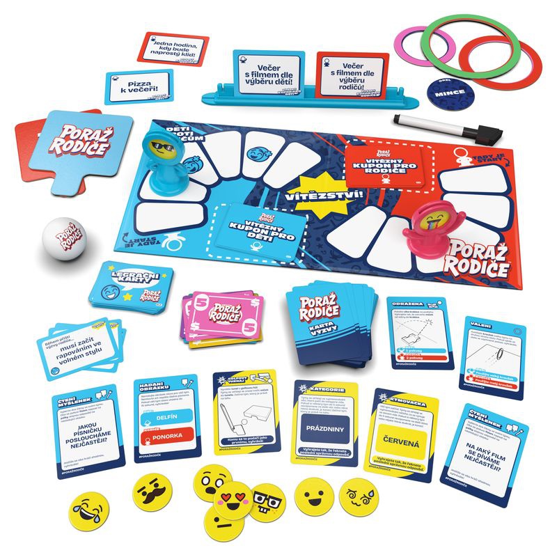 Spin Master Games družabna igra Premagaj starše 2025 - češka različica